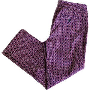 🔴EUC Laundry Shelli Segal Geometric Print Ankle Pants SIZE 6